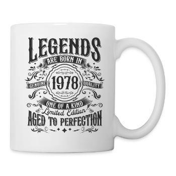 Né en 1978 Legends Vintage Anniversaire - Mug blanc - blanc - Droite