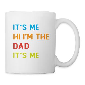 C'est moi, Bonjour je suis le Papa, C'est moi - Mug blanc - blanc - Droite