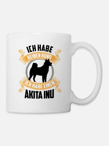Habe einen Akita Inu japanischer Akita Inu - Tasse - Weiß