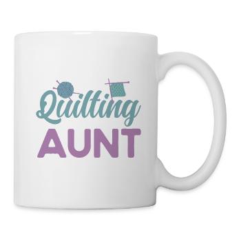 Quilten Geschenk Nähen Stricken Quilter - Tasse - Weiß - Rechts