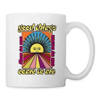 good things come to me - Tasse - Weiß - Rechts