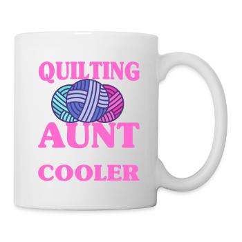 Quilting Cadeau Coudre Tricot Quilter - Mug blanc - blanc - Droite