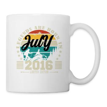 July 2016. Birthday gift July 2016. - Mug - white - Right