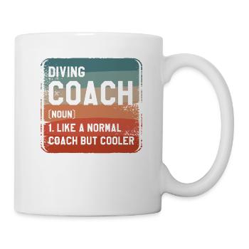 Diving Coach Like A Normal Coach But Cooler - Mug - white - Right