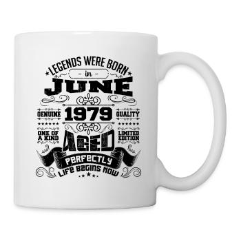 1979 June Anniversary 1979 June | born in June 1979 - Mug - white - Right