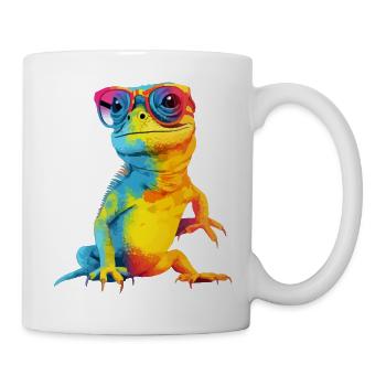 Nak die Eidechse - Tasse - Weiß - Rechts
