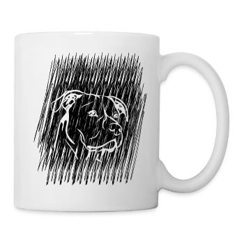 Hund Dog - Tasse - Weiß - Rechts