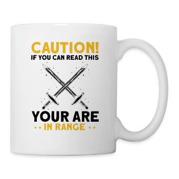 Citation Larper pour les jeux de rôle GN et fantastiques - Mug blanc - blanc - Droite
