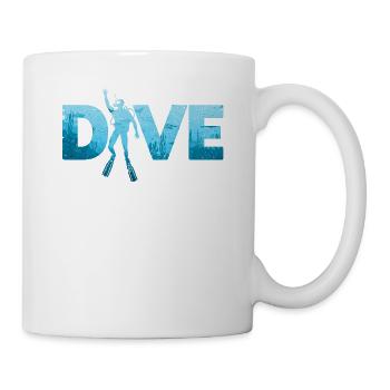 Plongée Plongée Funny Ocean Diver Apnée - Mug blanc - blanc - Droite