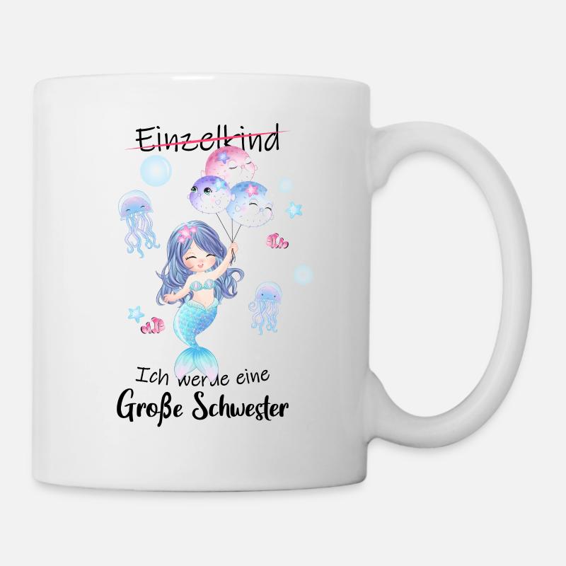 Ich Werde Eine Große Schwester 2025 - Tasse - Weiß