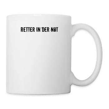 Feuerwehr - Retter in der Not - Tasse - Weiß - Rechts