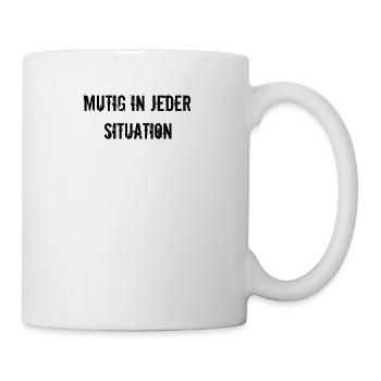 Feuerwehr - Mutig in jeder Situation - Tasse - Weiß - Rechts