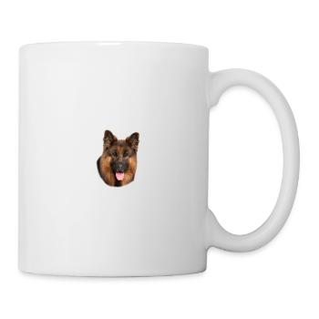 Beware of the mistress, harmless German Shepherd - Mug - white - Right