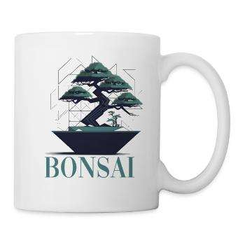 Bonsai Baum Bonsaischale Japanischer Baum - Tasse - Weiß - Rechts