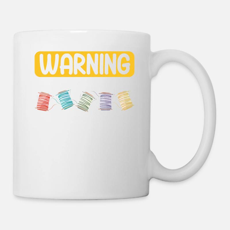 Quilten Geschenk Nähen Stricken Quilter - Tasse - Weiß