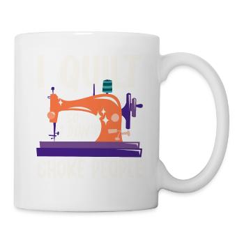 Quilting Gift Sewing Knitting Quilter - Mug - white - Right