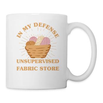 Quilten Geschenk Nähen Stricken Quilter - Tasse - Weiß - Rechts