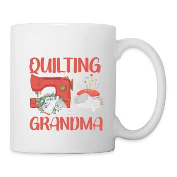 Quilting Gift Sewing Knitting Quilter - Mug - white - Right