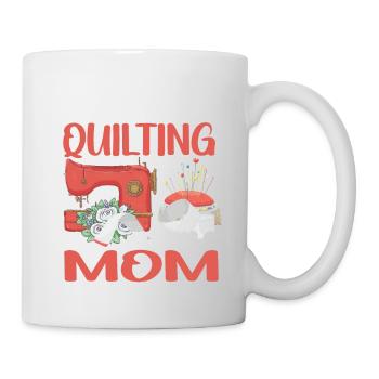 Quilting Gift Sewing Knitting Quilter - Mug - white - Right