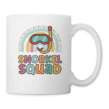 Snorkel Squad Lustiges Matching für Mädchen beim Schnorcheln - Tasse - Weiß - Rechts
