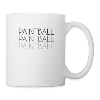 Lettrage de paintball - Mug blanc - blanc - Droite