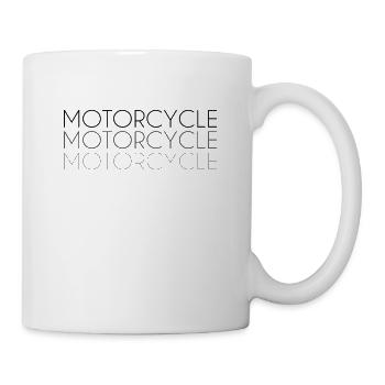 Lettrage moto - Mug blanc - blanc - Droite