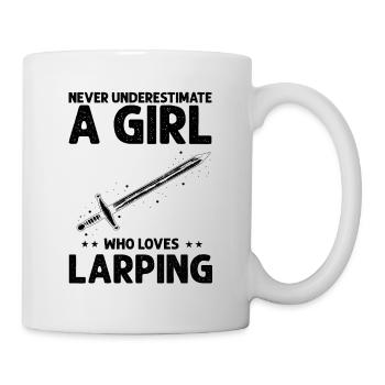 Citation de jeu de rôle pour Larper et Larp - Mug blanc - blanc - Droite