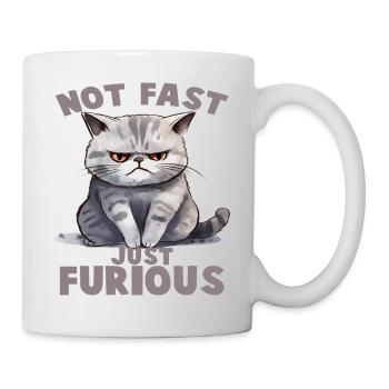 Not Fat just Furious - Mug - white - Right