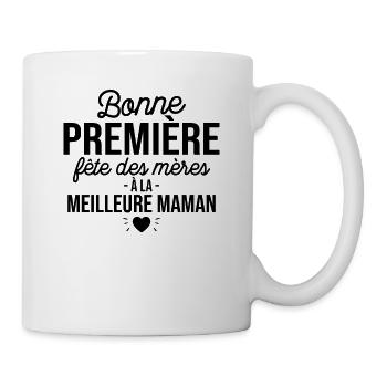 Fête Des Mères Pour La Meilleure Maman - Mug blanc - blanc - Droite