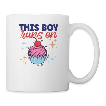 Tanken Sie Energie Mit Cupcake design - Tasse - Weiß - Rechts