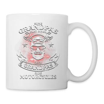 Einige Opas spielen Bingo Echte Opas fahren - Tasse - Weiß - Rechts
