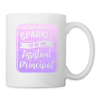 It Takes A Lot Of Sparkle To Be An Assistant - Mug - white - Right
