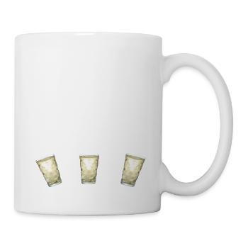 100% Pfälzer Pälzer Palz Pfalz Mundart Dialekt - Tasse - Weiß - Rechts