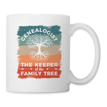 Genealoge Der Hüter des Stammbaums - Tasse - Weiß - Rechts