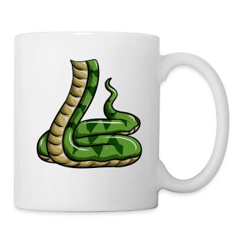 Serpent Reptilien, Pangolin, Corps de Serpent - Mug blanc - blanc - Droite