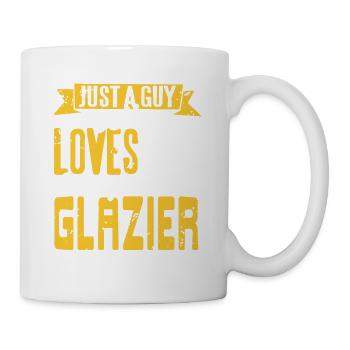 Juste un gars qui aime être un vitrier rétro drôle - Mug blanc - blanc - Droite