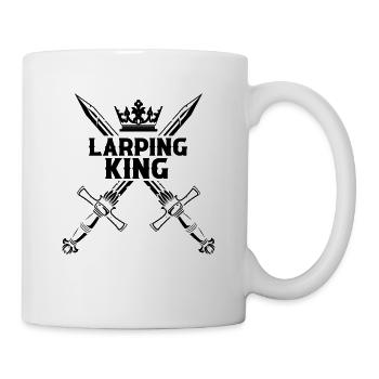 Larping for fantasy role-playing games and sword fights - Mug - white - Right