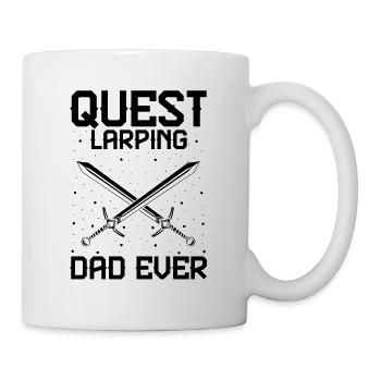 Citation Larper pour les jeux de rôle GN et fantastiques - Mug blanc - blanc - Droite