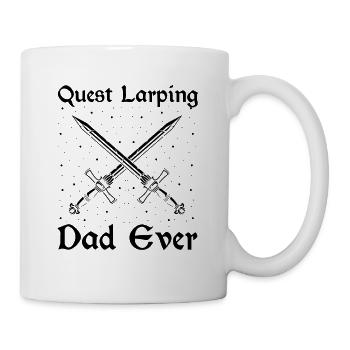 Citation de jeu de rôle pour Larper et Larp - Mug blanc - blanc - Droite