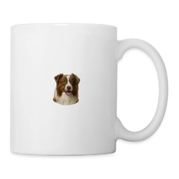 Beware of the Mistress, harmless Border Collie - Mug - white - Right