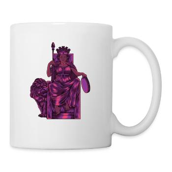 Phrygische Göttin - Kybele - Tasse - Weiß - Rechts
