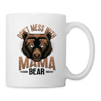 Ne plaisante pas avec Mama Bear - Mug blanc - blanc - Droite