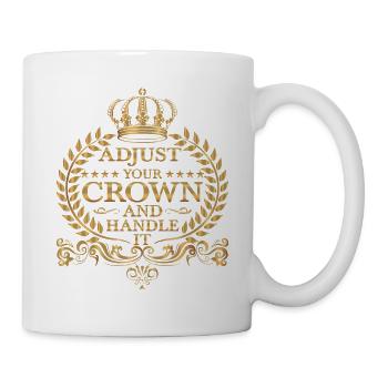Ajustez votre couronne et manipulez-la 9 - Mug blanc - blanc - Droite