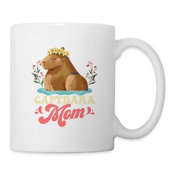 Capybara Mom Capibara Owner Animal Lover - Mug - white - Right