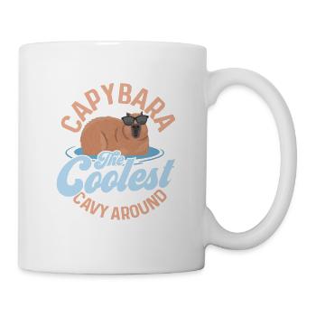 Capybara The Coolest Cavy Around Capibara Owner Ma - Mug - white - Right