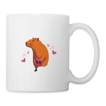 Capybaras a volé mon cœur Capybara rongeur Mammifère - Mug blanc - blanc - Droite