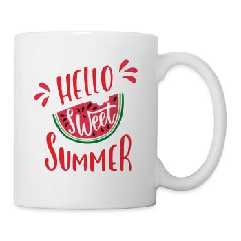 Hello sweet Summer - Tasse - Weiß - Rechts