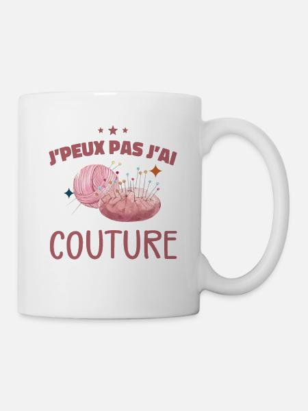 Je Peux Pas J'ai Couture - Mug blanc - blanc