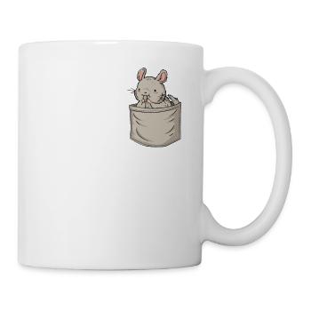 Chinchilla Chest Pocket Longtail Longhair - Mug - white - Right