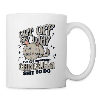 Out Off My Way Longhair Shorttail Long Tail - Mug - white - Right